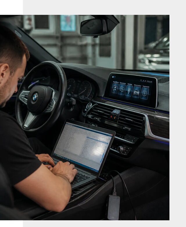 Русификация мультимедиа BMW для авто под ключ в Отрадном