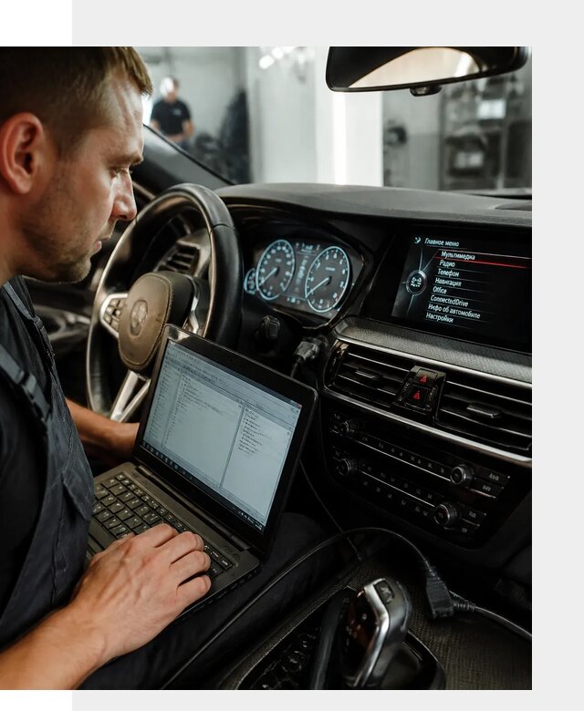 Русификация приборной панели BMW для авто в Отрадном от компании