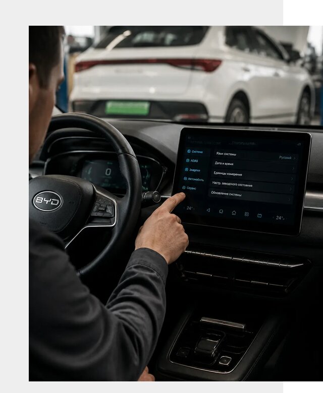 Русификация BYD E2 в Отрадном от 16196 р. | ФастМобиль-Трд под ключ