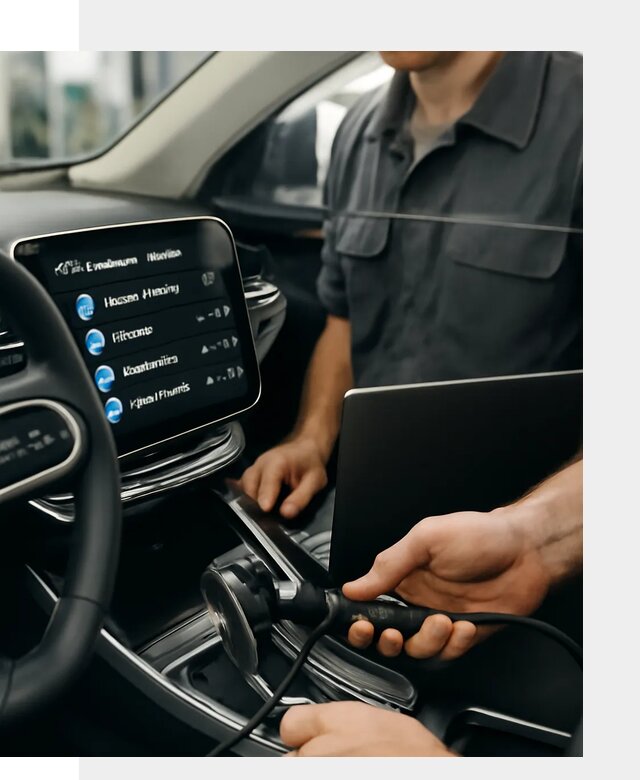 Установка приложений Geely для мультимедиа автомобиля в Отрадном