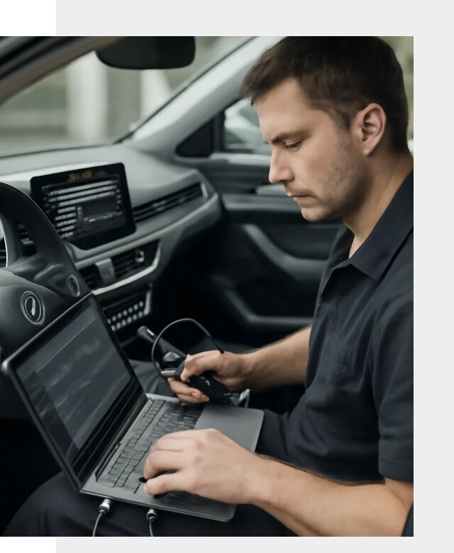 Настройка телематики автомобиля под ключ для авто в Отрадном